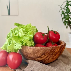 Миска деревянная d 20 см.