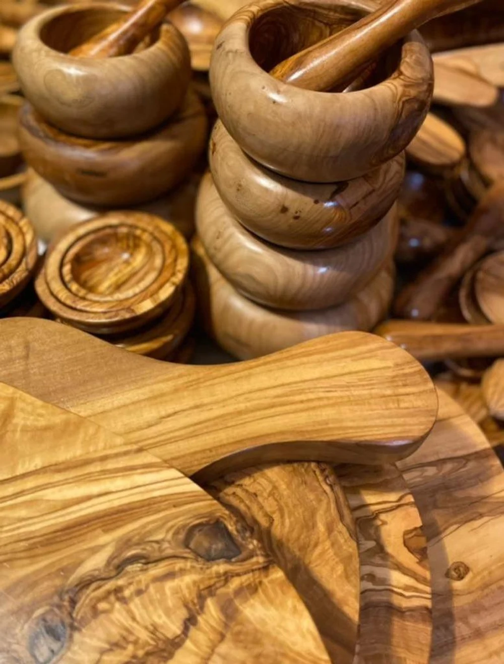 Продажа изделий из натурального оливкового дерева из Туниса